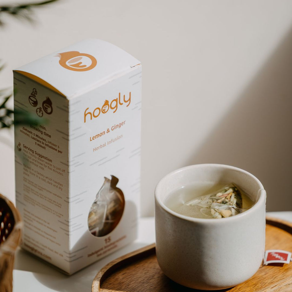 Hoogly Lemon and Ginger Tea - 15 Bag Box