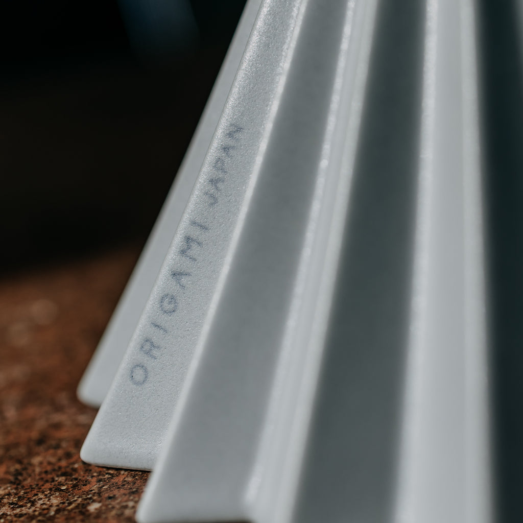 Origami Ceramic Dripper - Matte Grey (Size M)